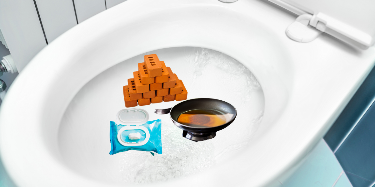 bricks, flushable wipes, and greasy pan flushing down the toilet. D&F Plumbing, Heating and Cooling serving Portland OR & Vancouver WA debunks the top plumbing myths.