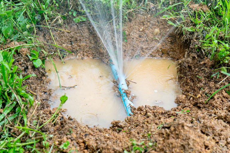 How to Tell if Your Main Water Line is Leaking
