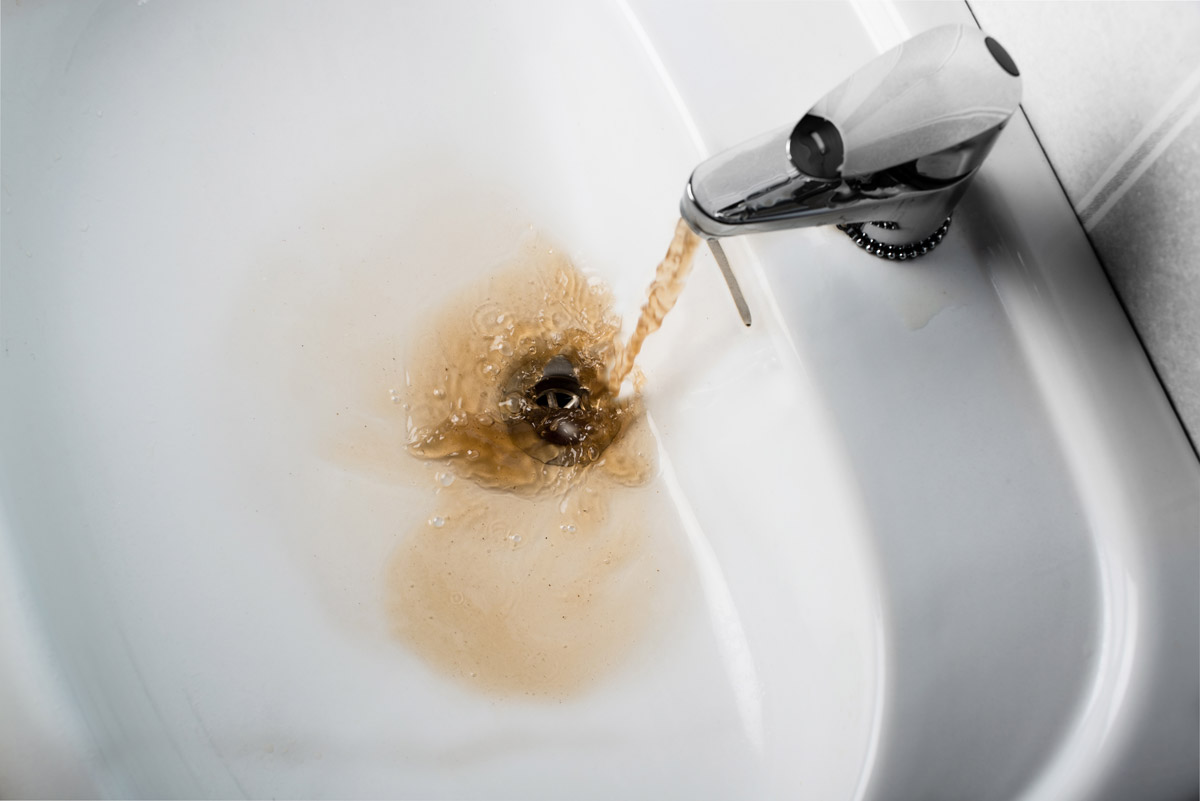 Brown water coming out of faucet. D&F Plumbing, Heating and Cooling in Portland OR & Vancouver WA talks about signs your home needs repiping.