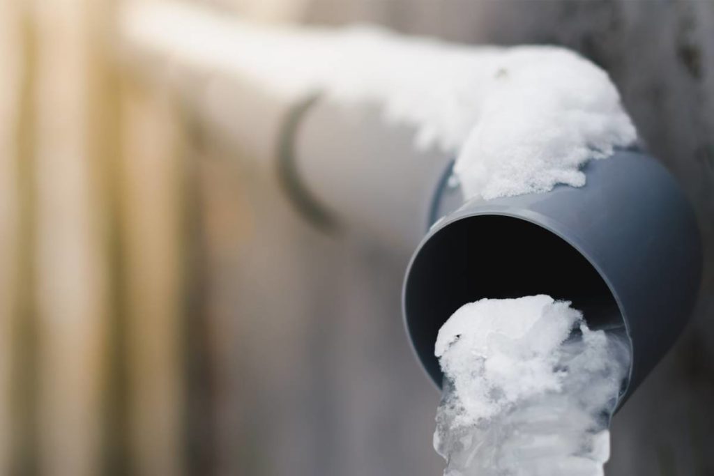 Frozen pipe