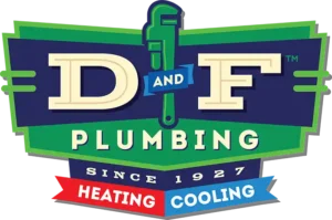 D&F Plumbing, Heating and Cooling Logo