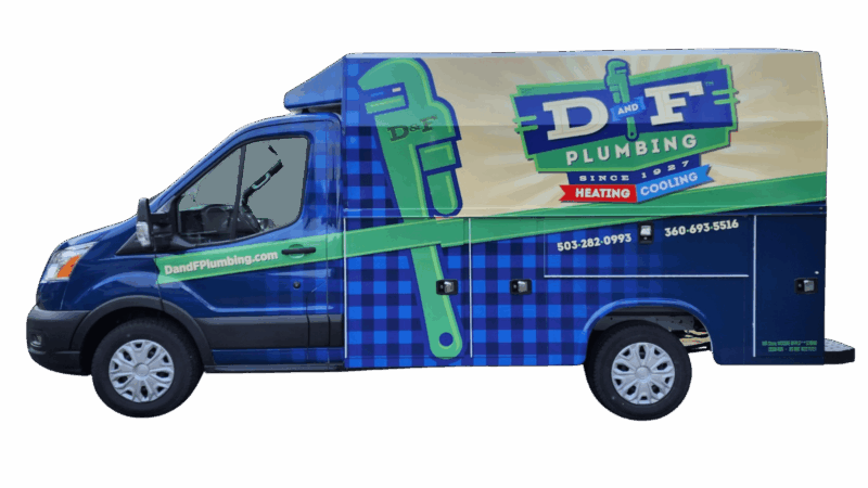 D and F Plumbing Fully Stocked Van