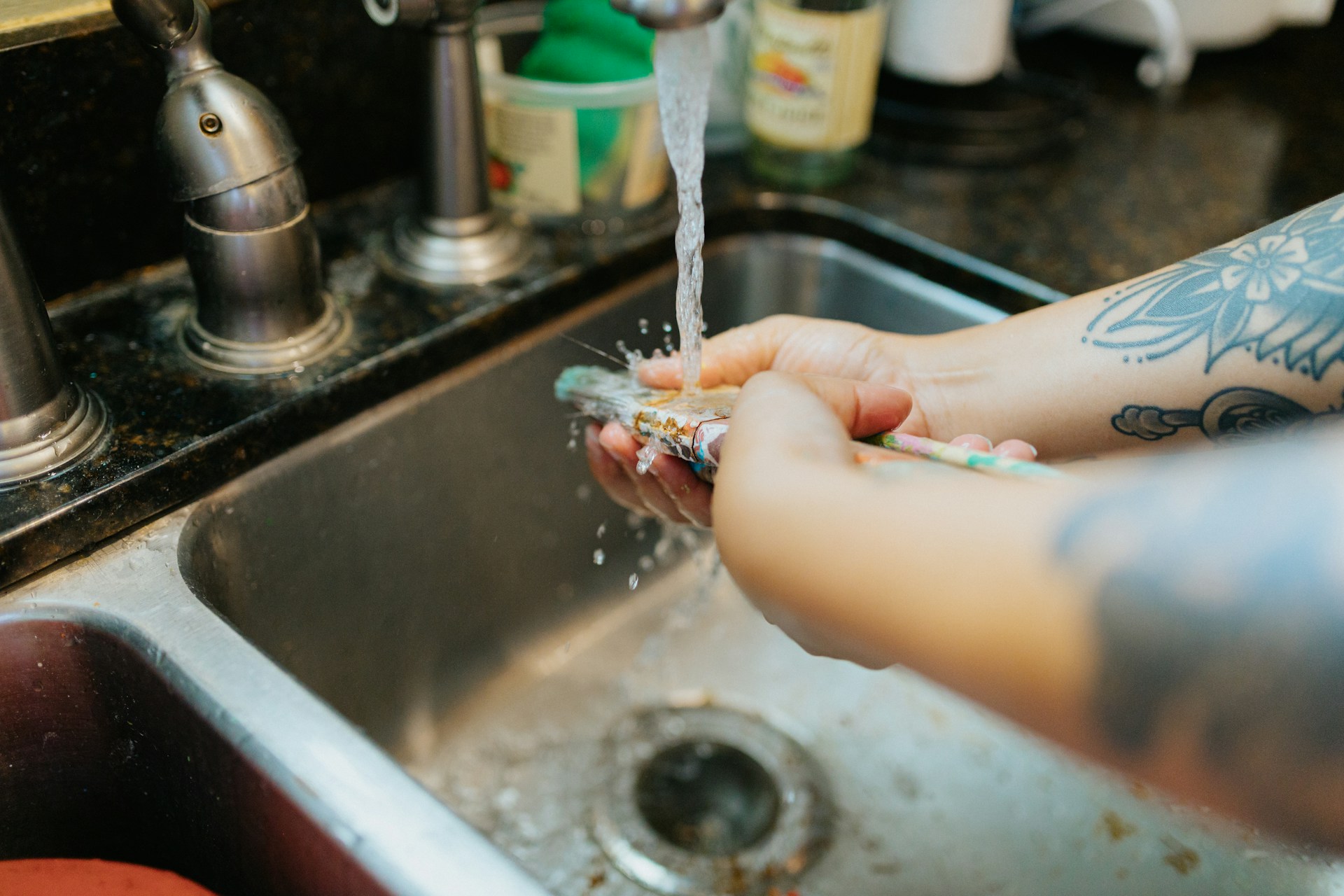 grease in drain