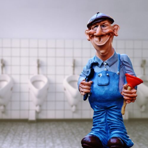 clay plumber graphic