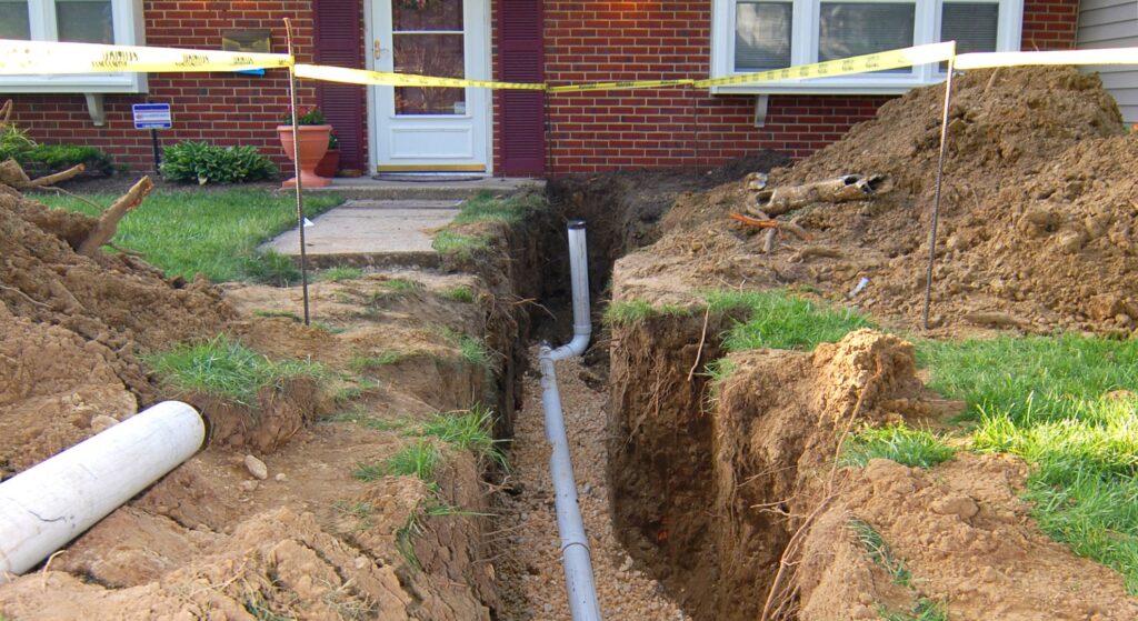 Sewer line repair