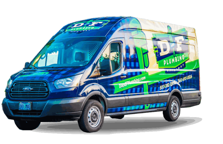D&f plumbing service van