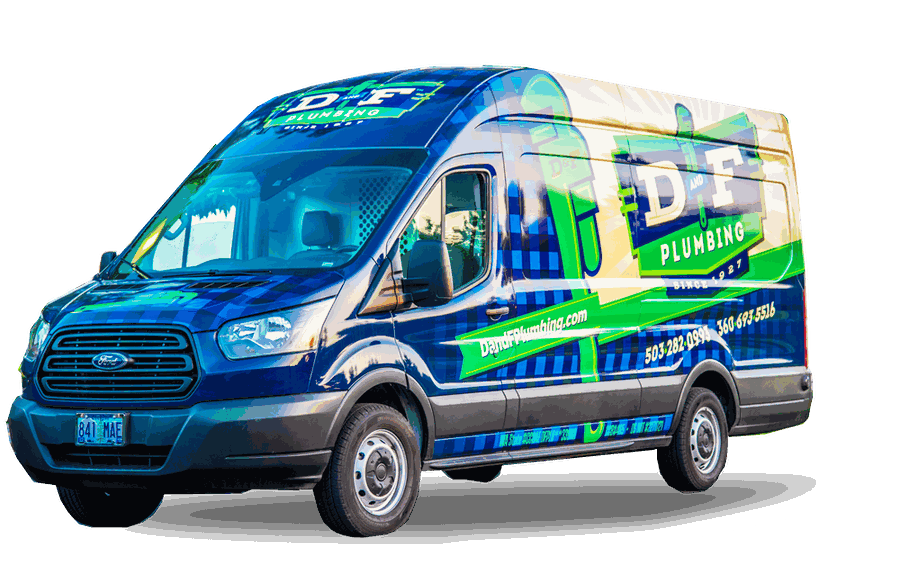 D&f plumbing service van